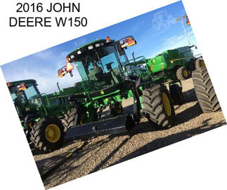 2016 JOHN DEERE W150