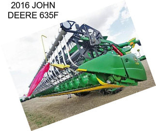 2016 JOHN DEERE 635F