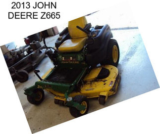 2013 JOHN DEERE Z665