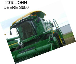 2015 JOHN DEERE S680