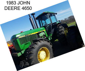 1983 JOHN DEERE 4650