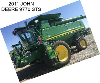 2011 JOHN DEERE 9770 STS