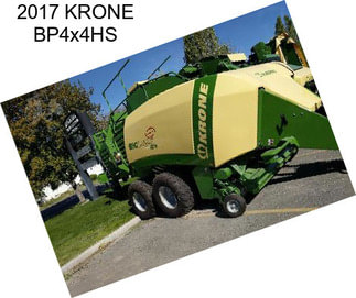 2017 KRONE BP4x4HS