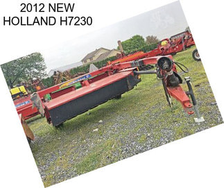 2012 NEW HOLLAND H7230