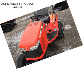 2008 MASSEY-FERGUSON GC2400