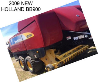 2009 NEW HOLLAND BB900