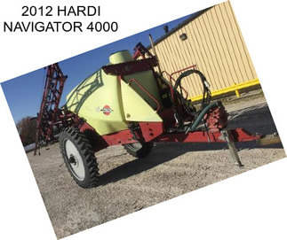 2012 HARDI NAVIGATOR 4000