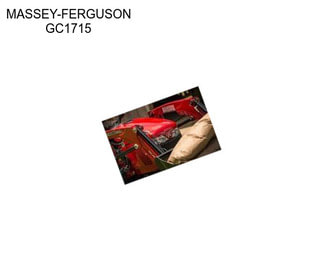 MASSEY-FERGUSON GC1715