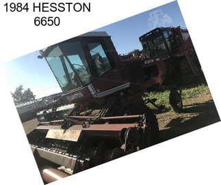 1984 HESSTON 6650
