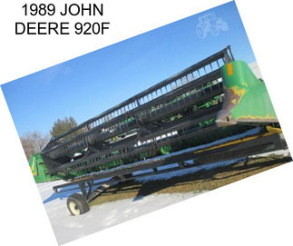 1989 JOHN DEERE 920F