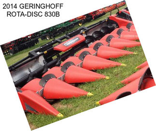 2014 GERINGHOFF ROTA-DISC 830B