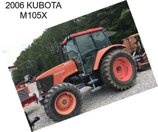 2006 KUBOTA M105X