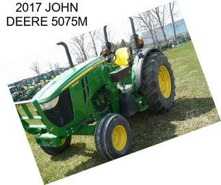 2017 JOHN DEERE 5075M