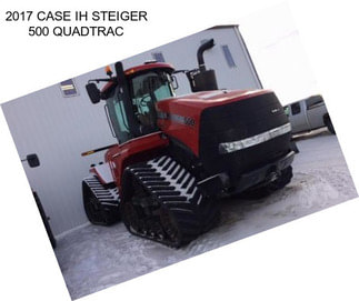 2017 CASE IH STEIGER 500 QUADTRAC