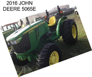 2016 JOHN DEERE 5065E