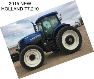 2015 NEW HOLLAND T7.210