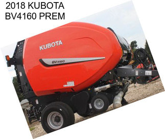 2018 KUBOTA BV4160 PREM