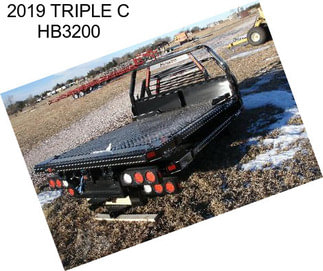 2019 TRIPLE C HB3200