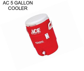 AC 5 GALLON COOLER