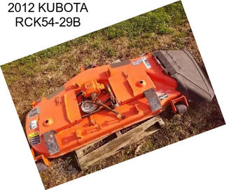 2012 KUBOTA RCK54-29B