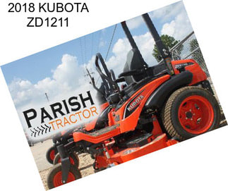 2018 KUBOTA ZD1211