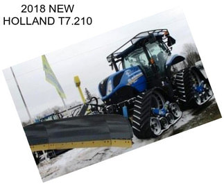 2018 NEW HOLLAND T7.210