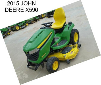 2015 JOHN DEERE X590