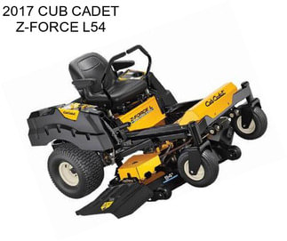 2017 CUB CADET Z-FORCE L54