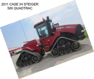 2011 CASE IH STEIGER 500 QUADTRAC