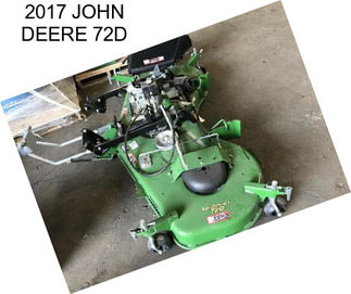 2017 JOHN DEERE 72D