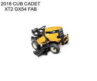 2018 CUB CADET XT2 GX54 FAB