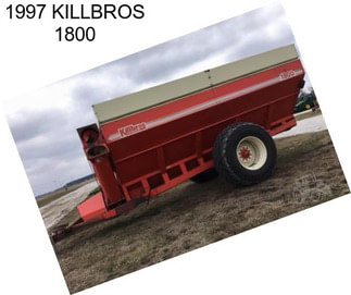 1997 KILLBROS 1800