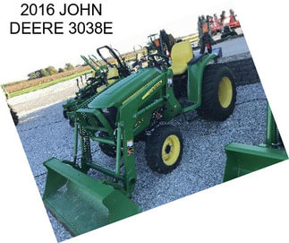 2016 JOHN DEERE 3038E