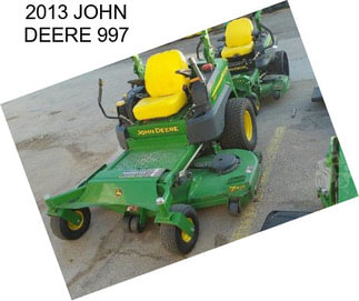 2013 JOHN DEERE 997