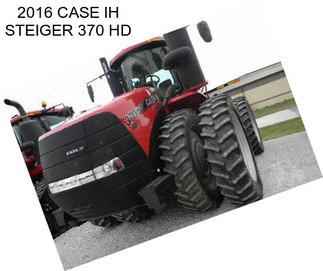 2016 CASE IH STEIGER 370 HD