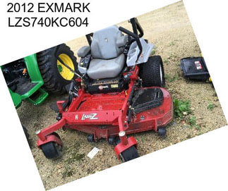 2012 EXMARK LZS740KC604
