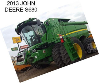 2013 JOHN DEERE S680