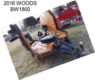 2016 WOODS BW1800