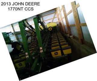 2013 JOHN DEERE 1770NT CCS