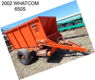 2002 WHATCOM 650S