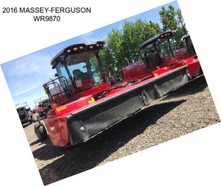 2016 MASSEY-FERGUSON WR9870