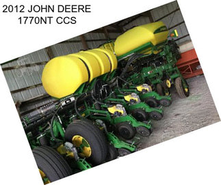 2012 JOHN DEERE 1770NT CCS