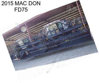 2015 MAC DON FD75