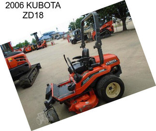 2006 KUBOTA ZD18