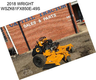 2018 WRIGHT WSZK61FX850E-49S