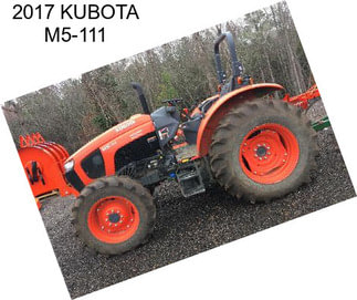 2017 KUBOTA M5-111
