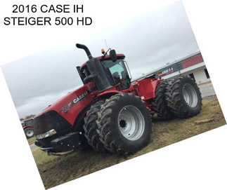 2016 CASE IH STEIGER 500 HD