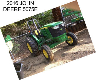 2016 JOHN DEERE 5075E