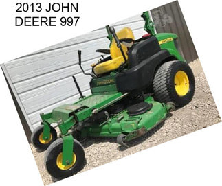 2013 JOHN DEERE 997