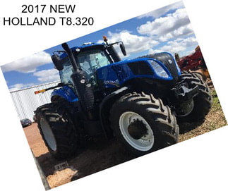 2017 NEW HOLLAND T8.320